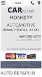 Mobile Screenshot of honestyautomotive.com